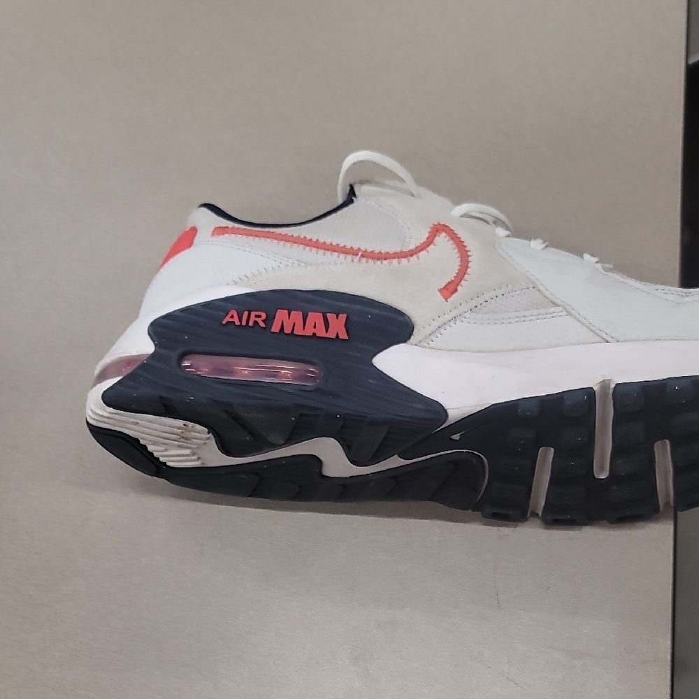 Nike Air Men's Sneakers in White and Red - Picture 6 of 16